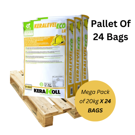 Kerakoll Keralevel Eco LR Fast-act Rapid Repair Mortar 20kg Half Pallet (24 Bags)